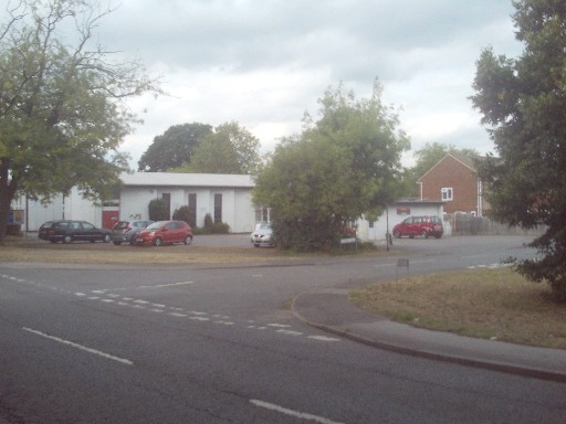 Church car park entrance