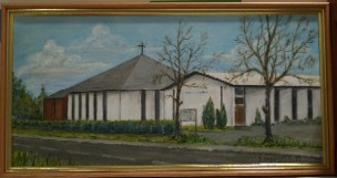 Painting of Christ Church by Stein Ingolfsrud