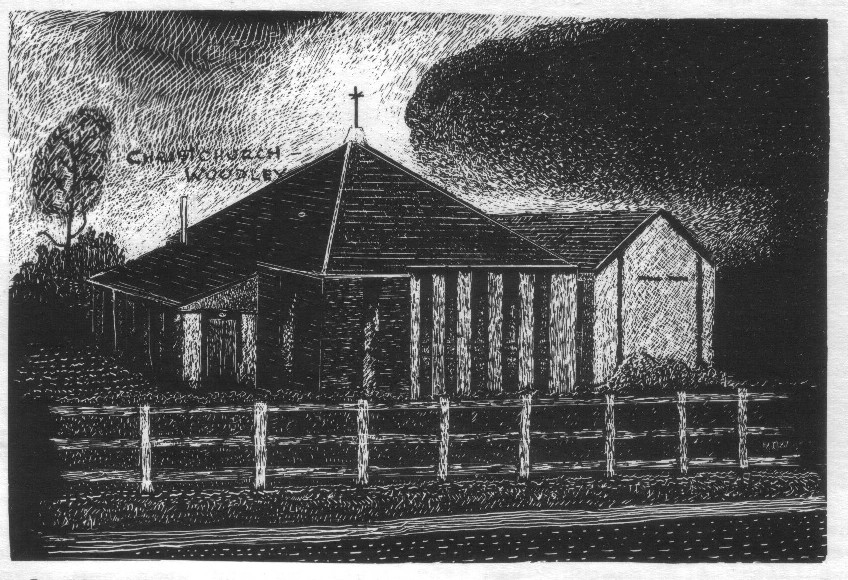 Christ Church Woodley drawing