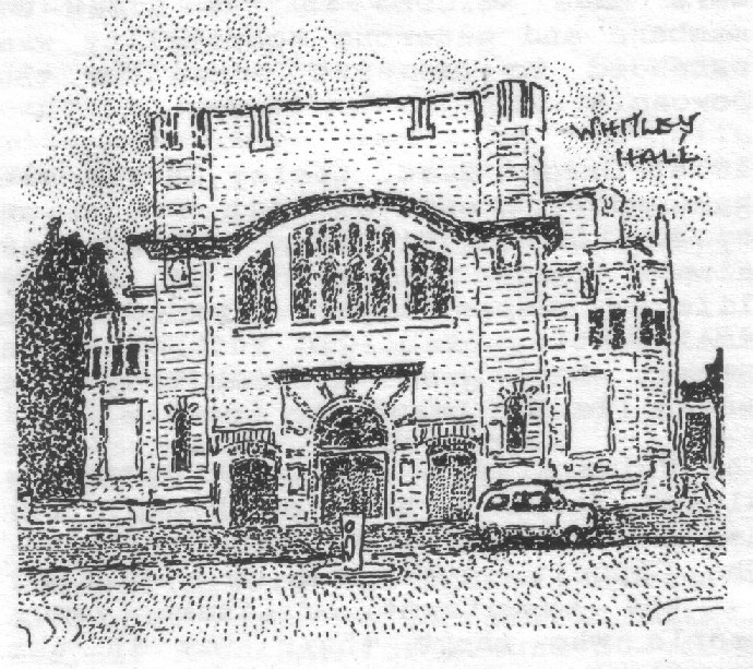 Whitley Hall drawing