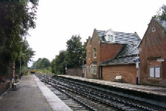 Old building at Woodley station