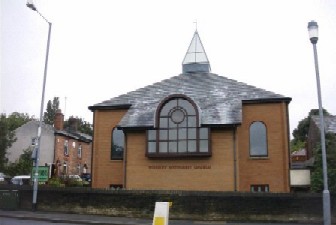 Front of Woodley Methodist Church